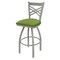 Holland Bar Stool Co 30" Swivel Bar Stool, Nickel Finish, Canter Kiwi Green Seat 82030AN009 - alternate 1